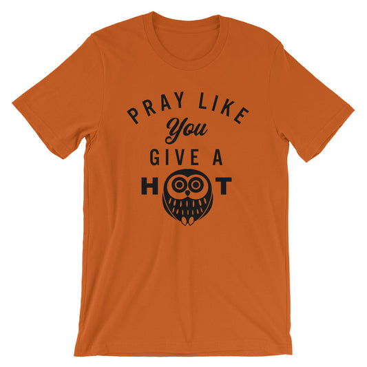 Pray like you give a HOOT Unisex T-Shirt