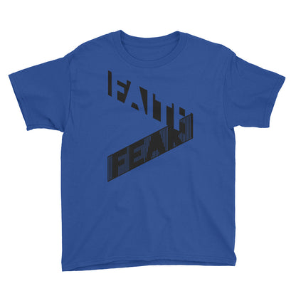 Faith > Fear Youth Short Sleeve T-Shirt