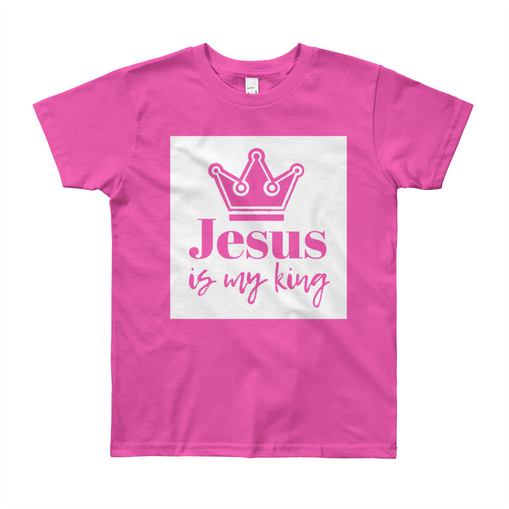 Jesus is my King Youth Short Sleeve T-Shirt