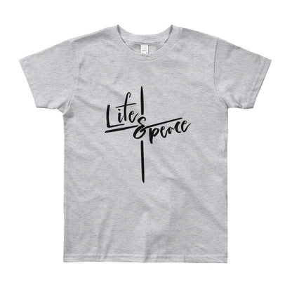 Life and Peace Youth Short Sleeve T-Shirt