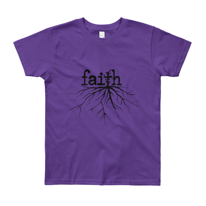 FAITH tree Youth Short Sleeve T-Shirt