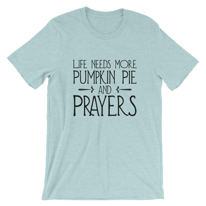 Pumpkin Pie and Prayers Unisex T-Shirt