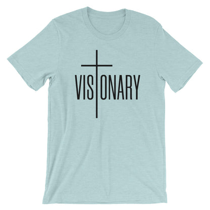 Visionary Unisex Short Sleeve Jersey T-Shirt with Tear Away Label