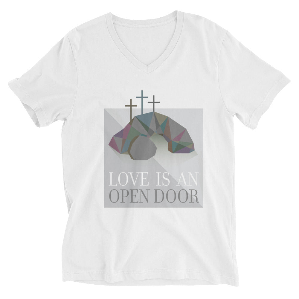 Open Door Unisex  V-Neck