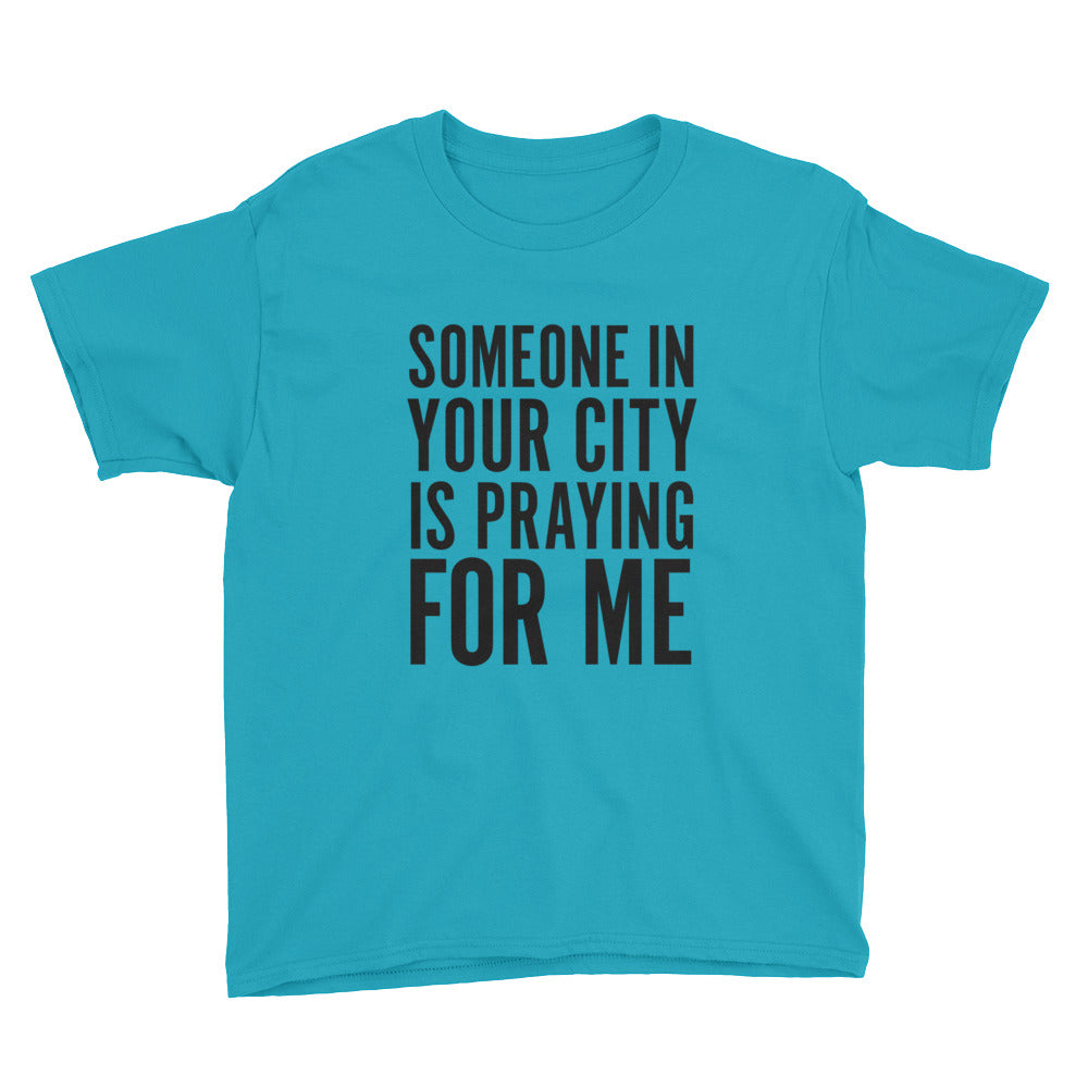 Praying for me Youth Short Sleeve T-Shirt