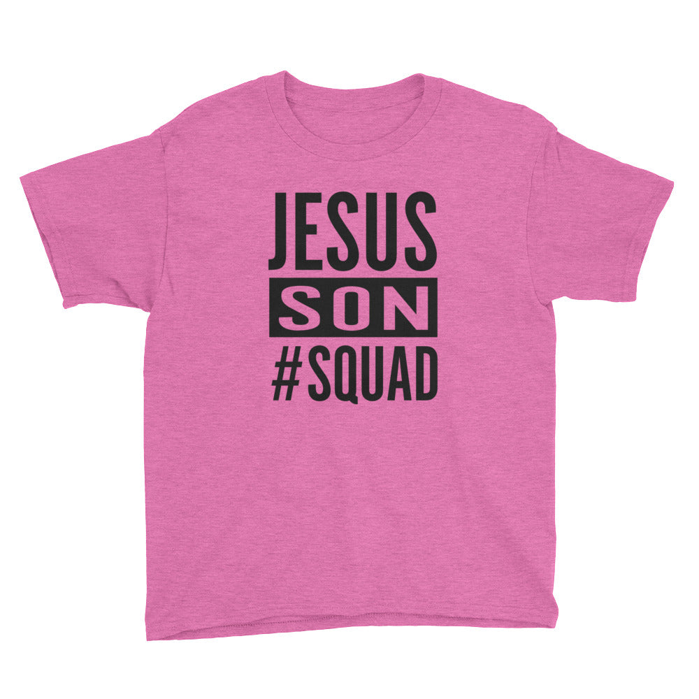 Jesus Son #Squad Youth Short Sleeve T-Shirt