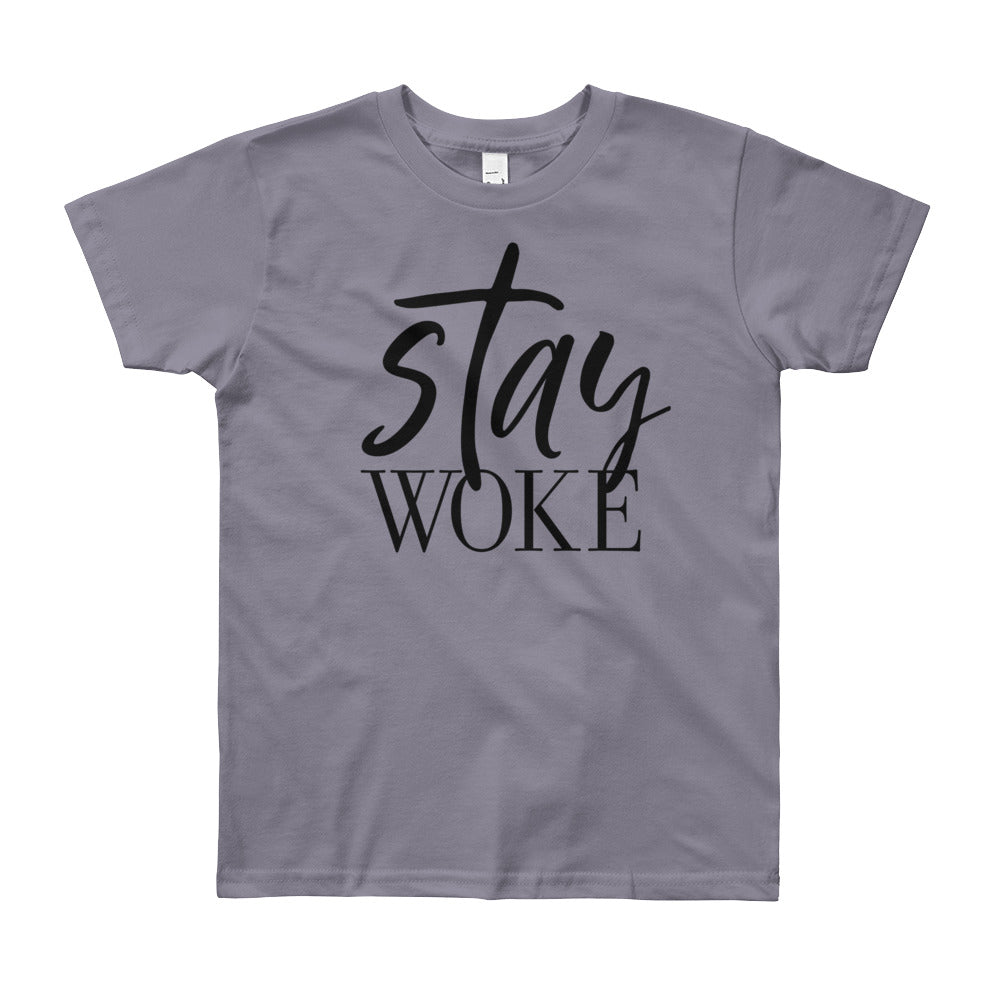 Stay Woke Youth Short Sleeve T-Shirt