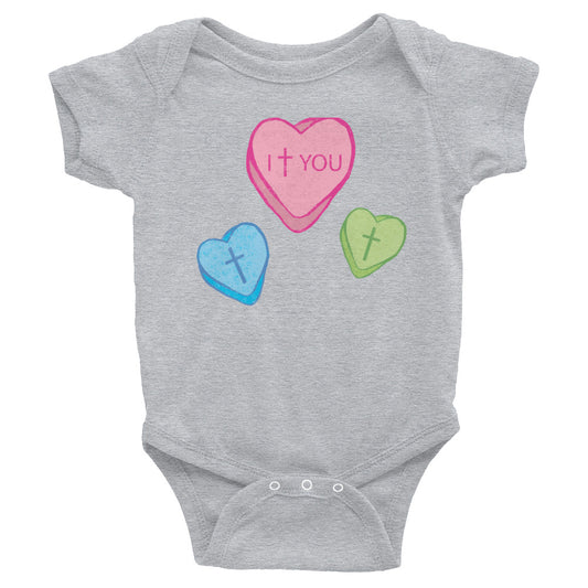 Love Candy Heart Infant Bodysuit