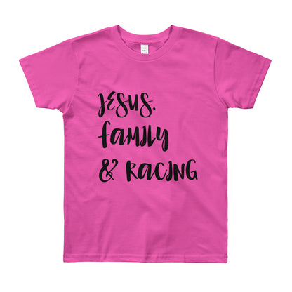JESUS Family and Racing Youth Short Sleeve T-Shirt