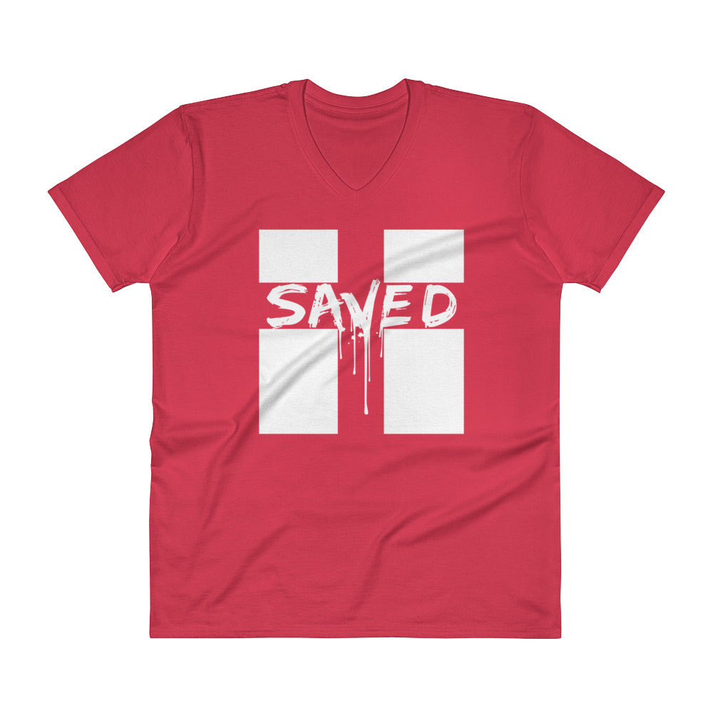 Saved Cross V-Neck T-Shirt