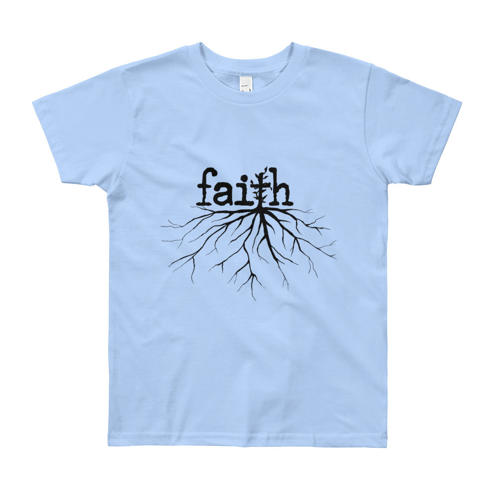 FAITH tree Youth Short Sleeve T-Shirt