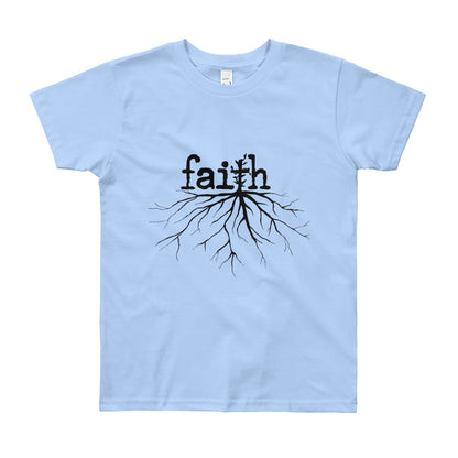 FAITH tree Youth Short Sleeve T-Shirt