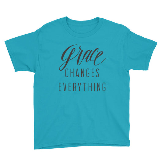 Grace changes everything Youth Short Sleeve T-Shirt