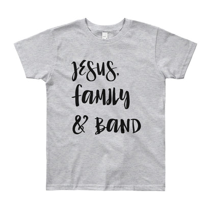 JESUS Family and Band Youth Short Sleeve T-Shirt