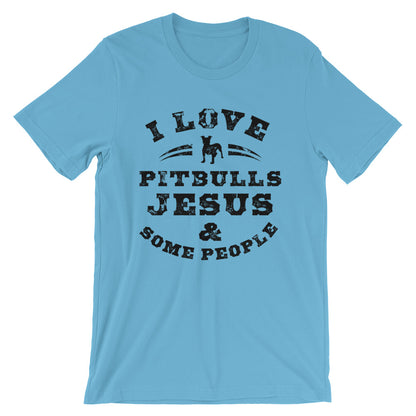 Pitbulls and Jesus Unisex T-Shirt