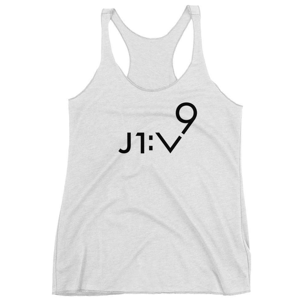 J1:V9 Women's Racerback Tank