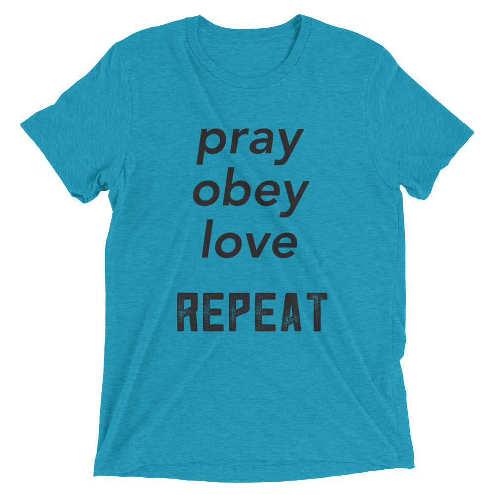 Pray Obey Love Unisex Tee