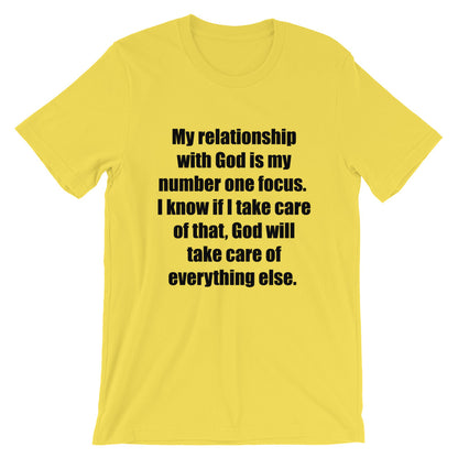 Relationship with God Unisex T-Shirt