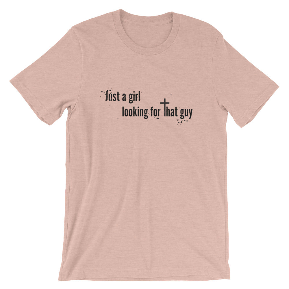 Just a Girl Looking Unisex T-Shirt