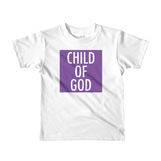 Child of God in Purple Toddler Tee