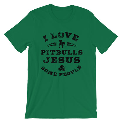 Pitbulls and Jesus Unisex T-Shirt