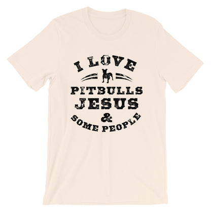 Pitbulls and Jesus Unisex T-Shirt