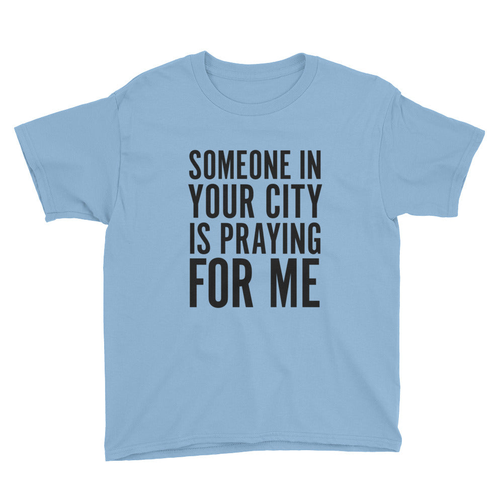 Praying for me Youth Short Sleeve T-Shirt