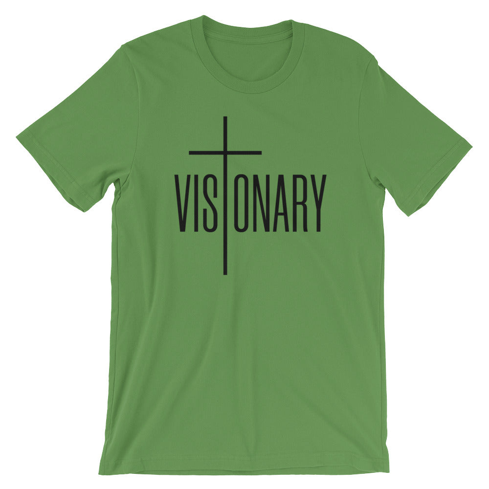 Visionary Unisex Short Sleeve Jersey T-Shirt with Tear Away Label