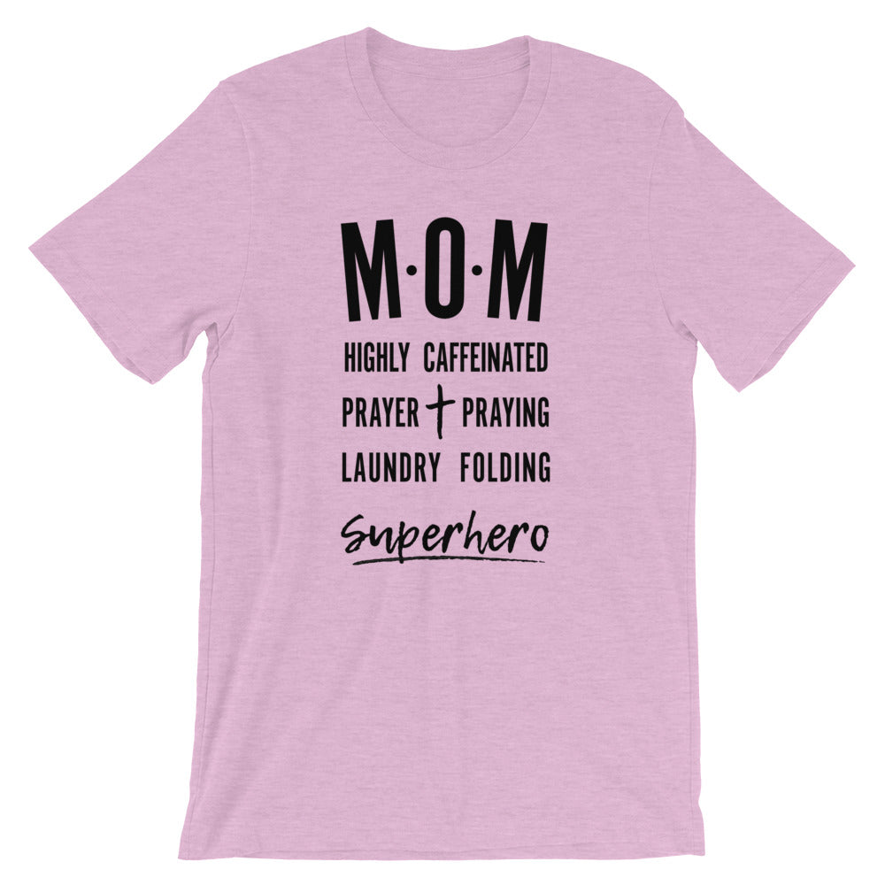 MOM Prayer Praying Superhero Unisex T-Shirt