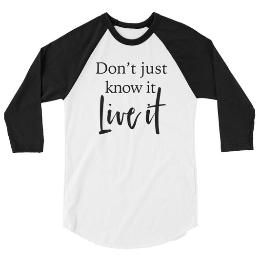 Live It Unisex Raglan