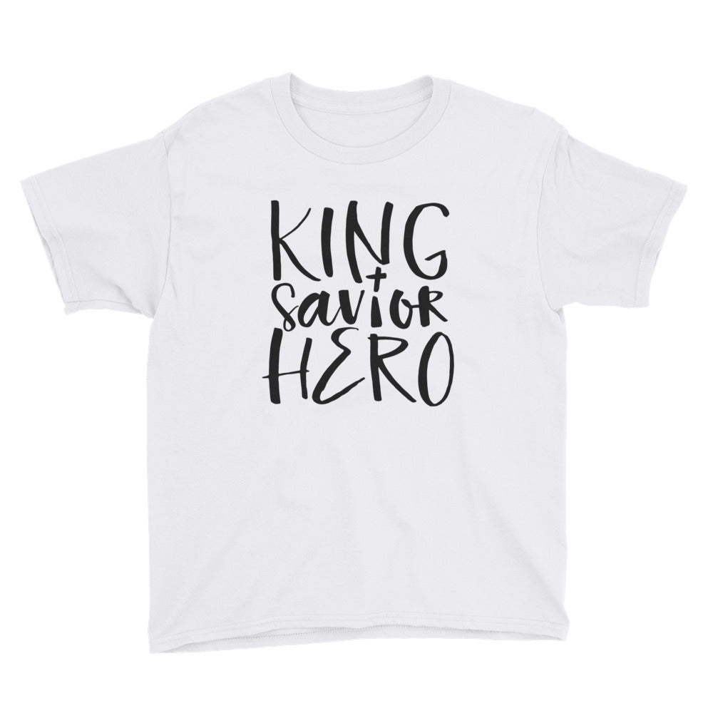 King Savior Hero Youth Short Sleeve T-Shirt