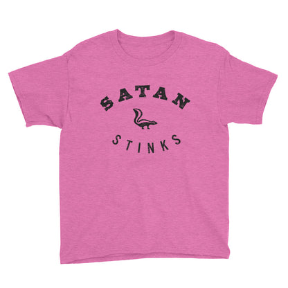 Satan Stinks Youth Short Sleeve T-Shirt