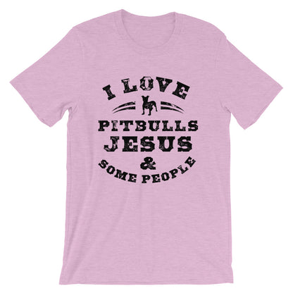 Pitbulls and Jesus Unisex T-Shirt