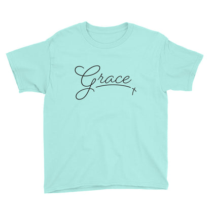 Grace Script Youth Short Sleeve T-Shirt
