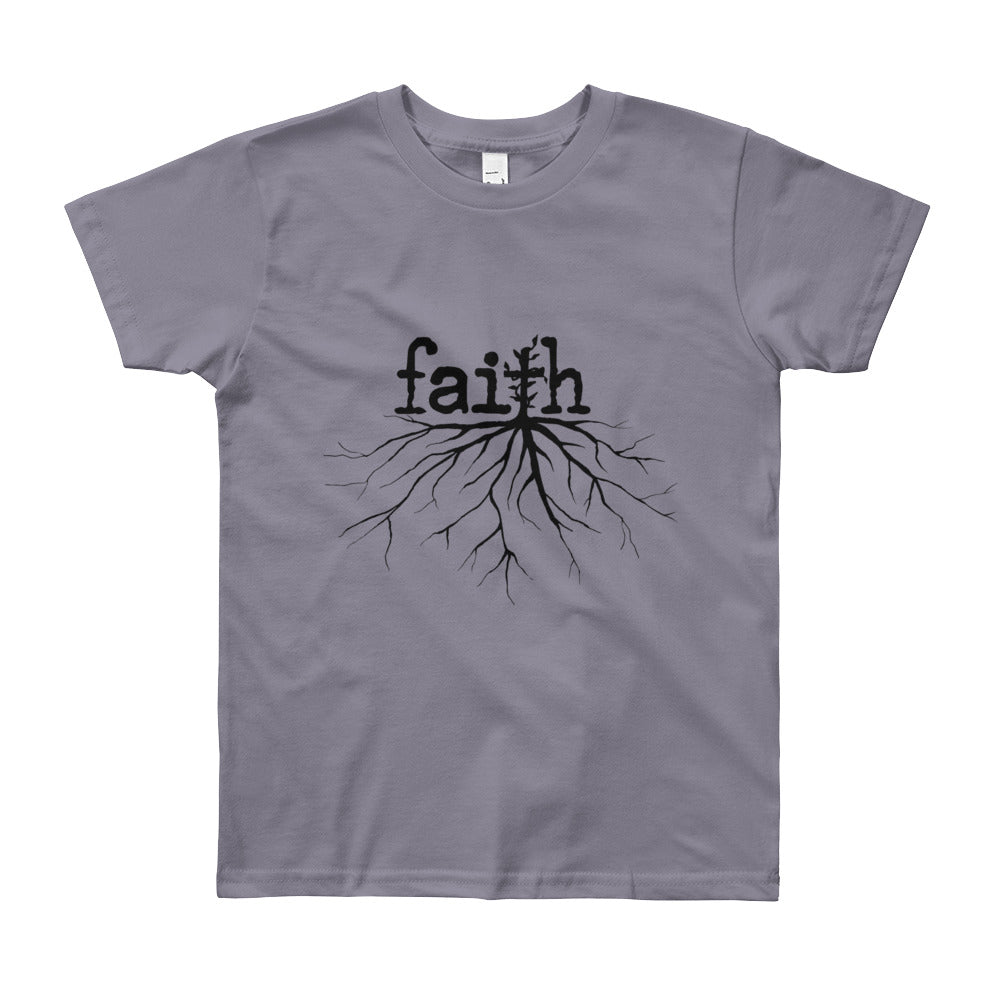 FAITH tree Youth Short Sleeve T-Shirt