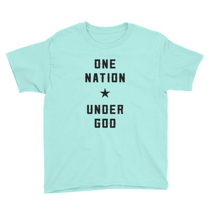 One Nation Under God Youth Short Sleeve T-Shirt