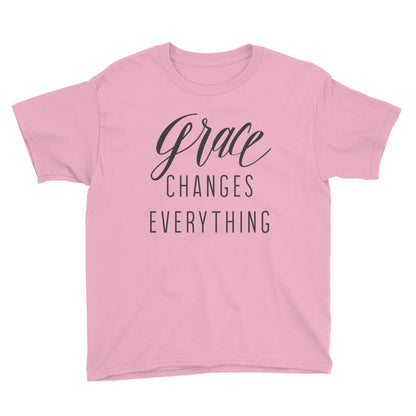 Grace changes everything Youth Short Sleeve T-Shirt