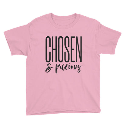 Chosen and Precious Youth Lightweight Fashion T-Shirt with Tear Away Label