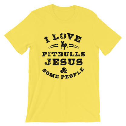 Pitbulls and Jesus Unisex T-Shirt