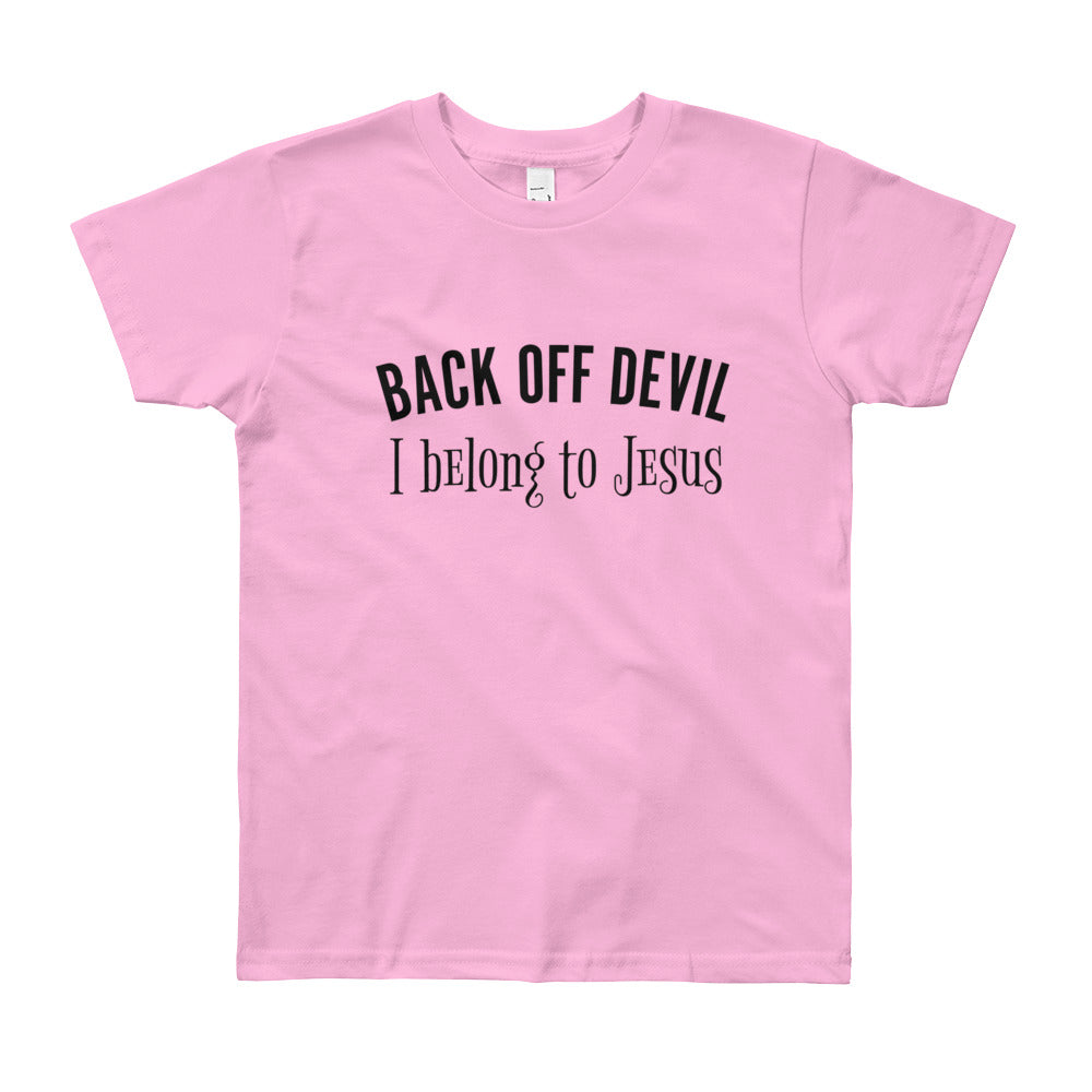 Back off Devil Youth Short Sleeve T-Shirt