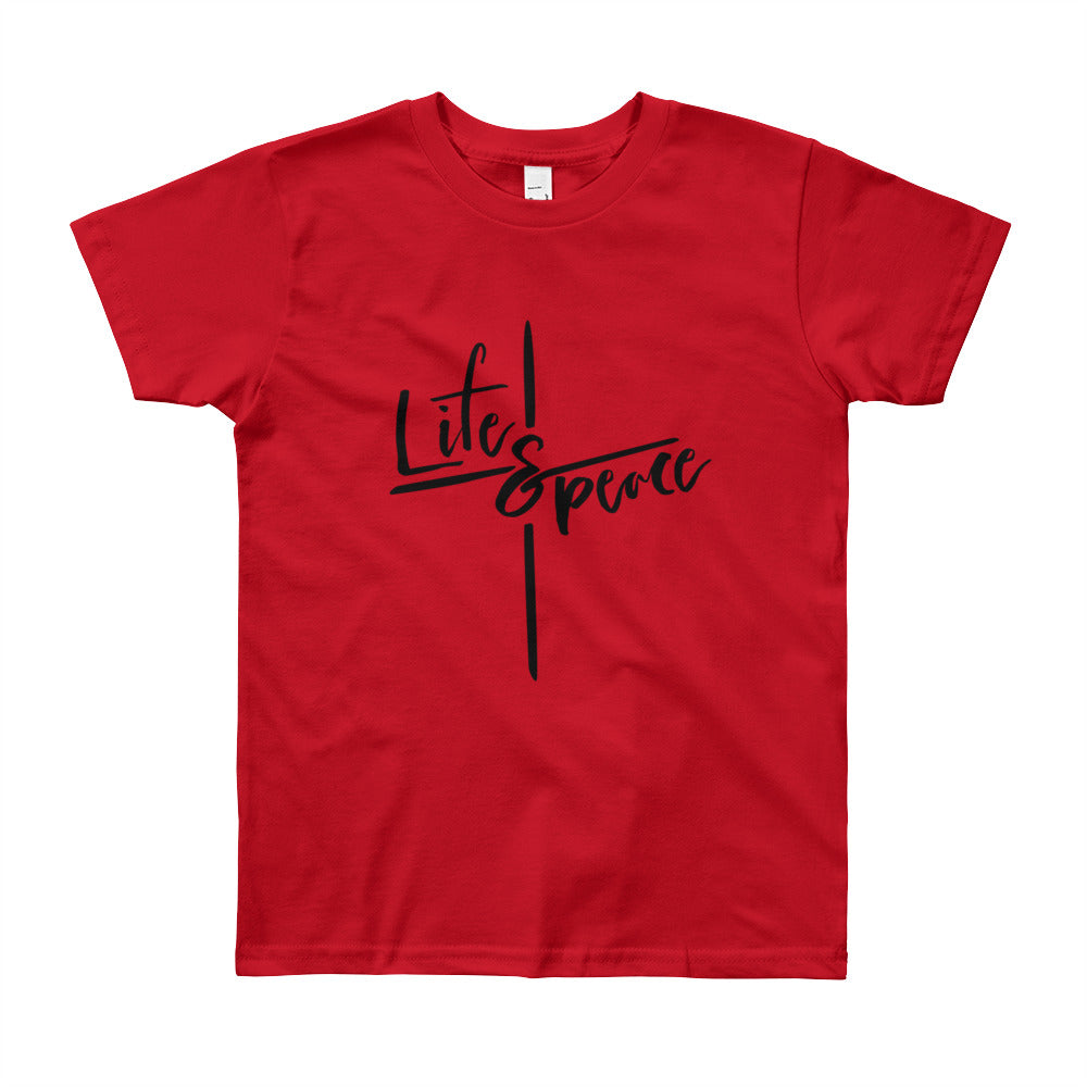 Life and Peace Youth Short Sleeve T-Shirt