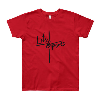 Life and Peace Youth Short Sleeve T-Shirt