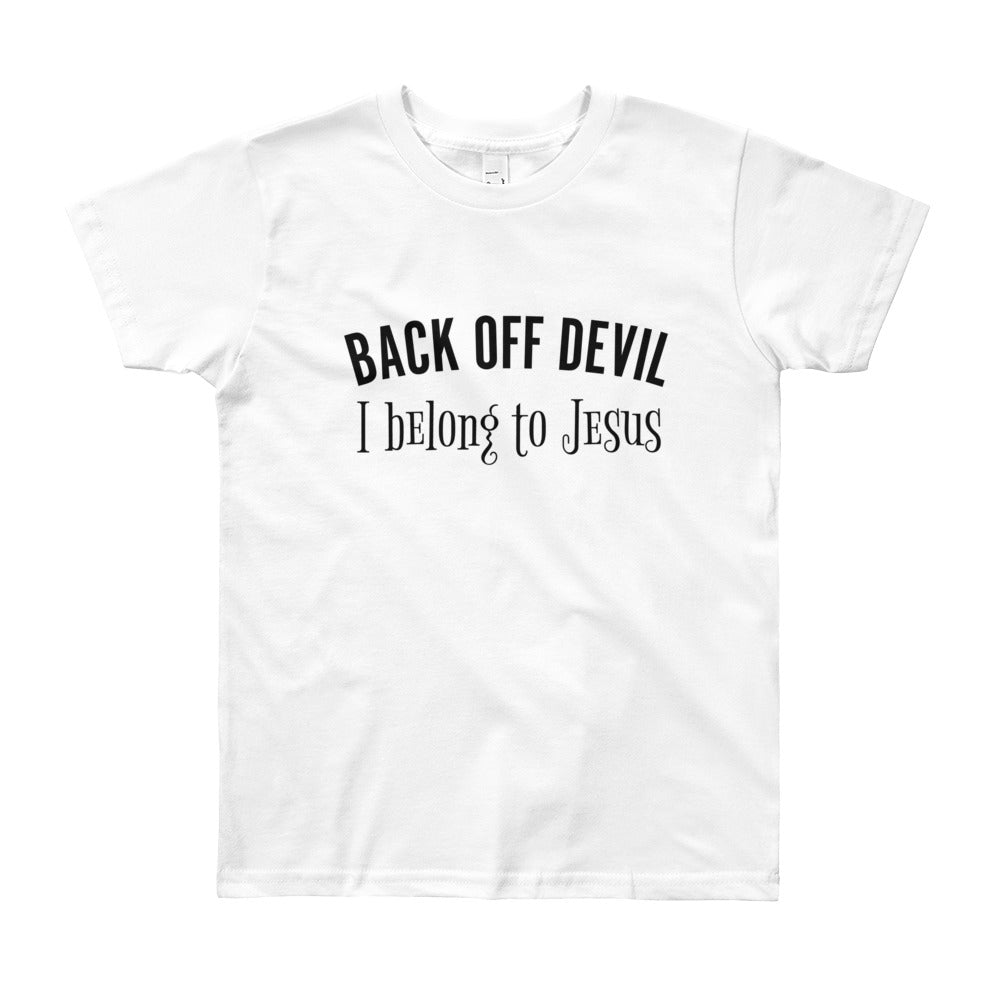 Back off Devil Youth Short Sleeve T-Shirt