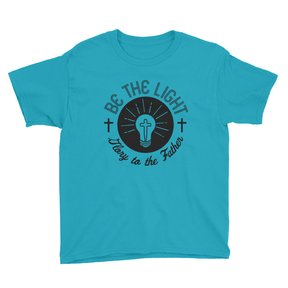 Be the Light retro Youth Short Sleeve T-Shirt