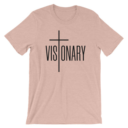 Visionary Unisex Short Sleeve Jersey T-Shirt with Tear Away Label