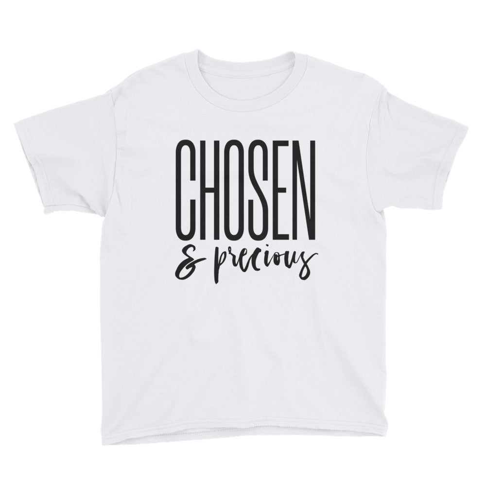 Chosen and Precious Youth Lightweight Fashion T-Shirt with Tear Away Label