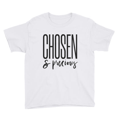 Chosen and Precious Youth Lightweight Fashion T-Shirt with Tear Away Label