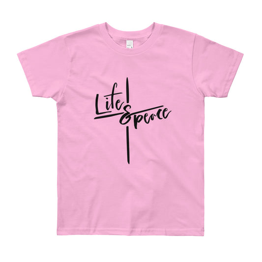 Life and Peace Youth Short Sleeve T-Shirt