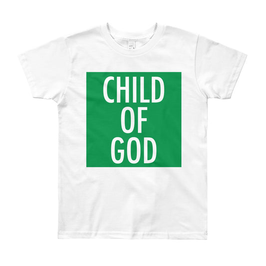 Child of God in Green Youth Tee