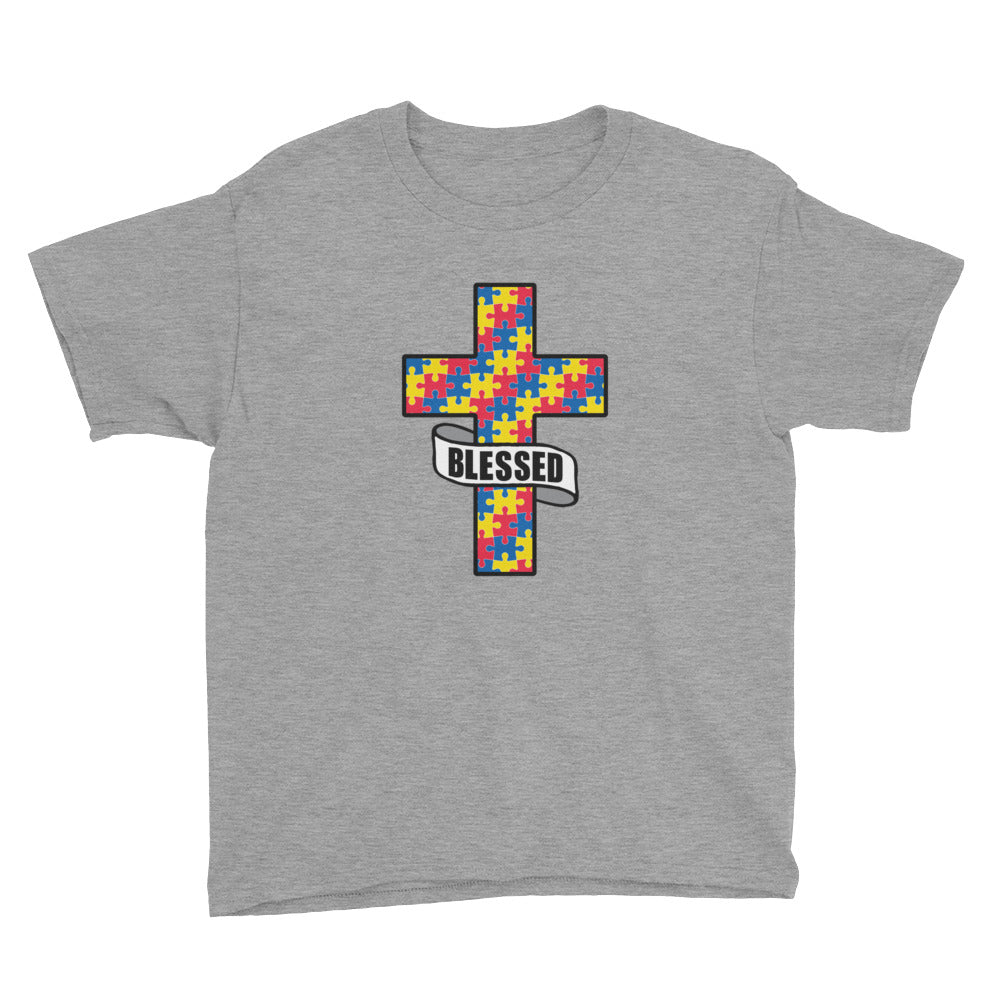 Blessed Autism - Youth Short Sleeve T-Shirt